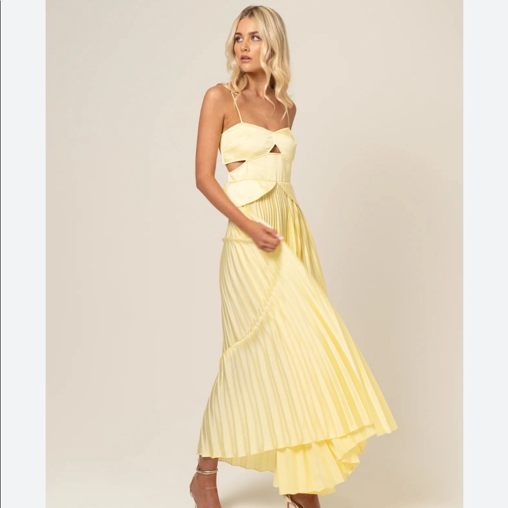 All About May yellow maxi